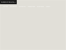 Tablet Screenshot of dumoulinblack.com